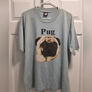Vintage Screen Stars Best Pug Graphic Tee - Size XXL Made In USA